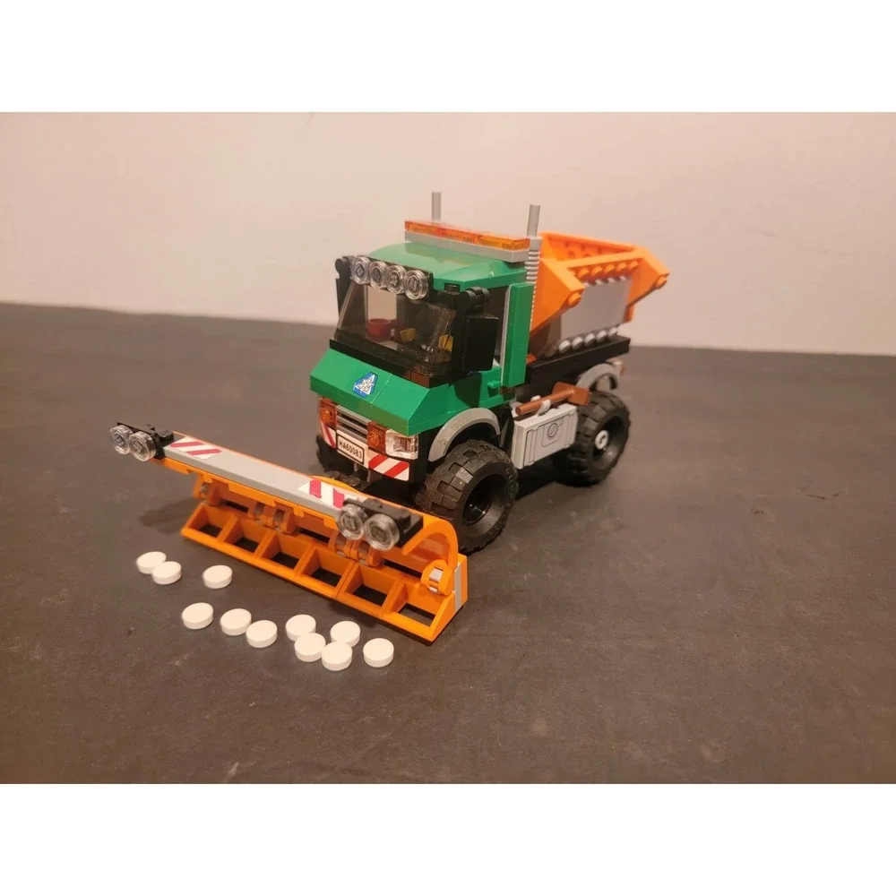 LEGO City 60083 Snowplow Truck Used 100% Complete No Box Or Instructions